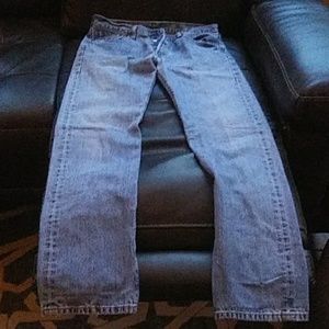 Perfectly distressed Classic Levi's 501 button fly